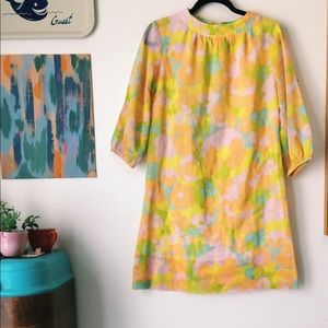 Avalon Classics Retro 60’s Mod Floral Print Dress